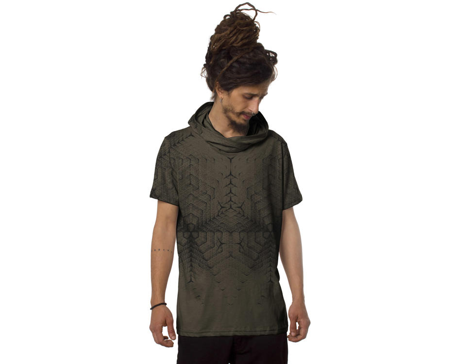 TANSO HOODED T-SHIRT SAND
